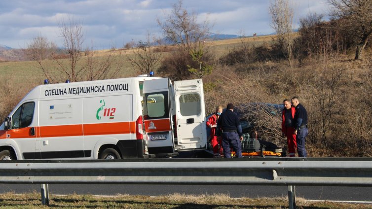 Цистерна се запали на автомагистрала &ldquo;Струма&ldquo;