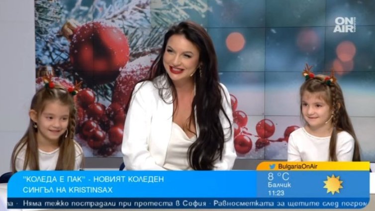 "Коледа е пак" е новият празничен сингъл на KrisinSax с участието на деца