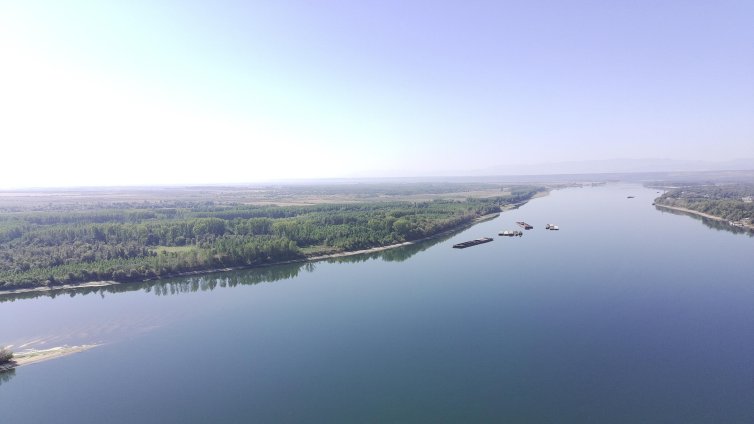 Дунав е в застой в българския участък