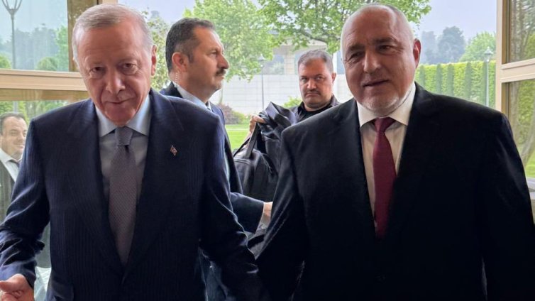 Лидерът на ГЕРБ Бойко Борисов се срещна с турския президент Реджеп Ердоган