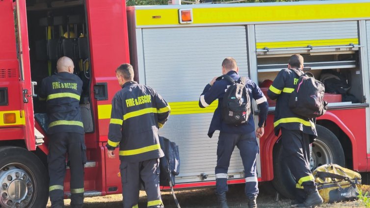 Пожар изпепели част от хлебозавода в Павликени