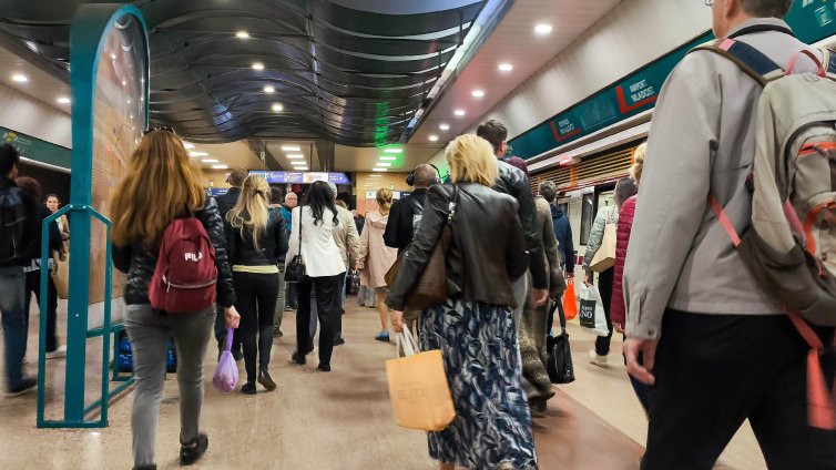 По време на стачката над 3 млн. души са пътували с метрото