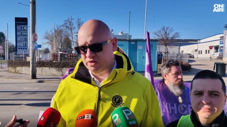 Русенски шофьори излязоха на протест за по-високи заплати