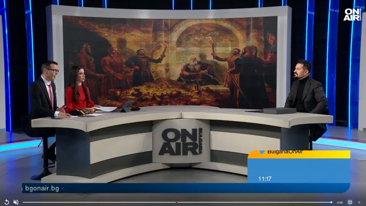 Владетели от Първото българско царство с видеопослание към днешните поколения