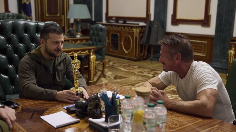 Зеленски нарече Шон Пен "истински приятел на Украйна&ldquo;