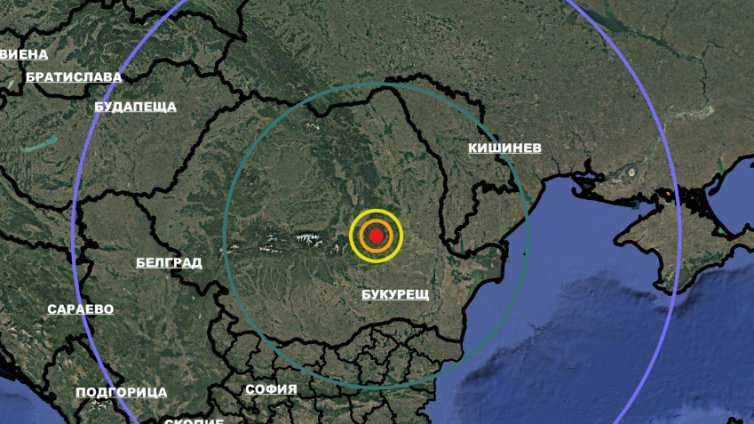 3,7 по Рихтер разлюля Румъния тази сутрин