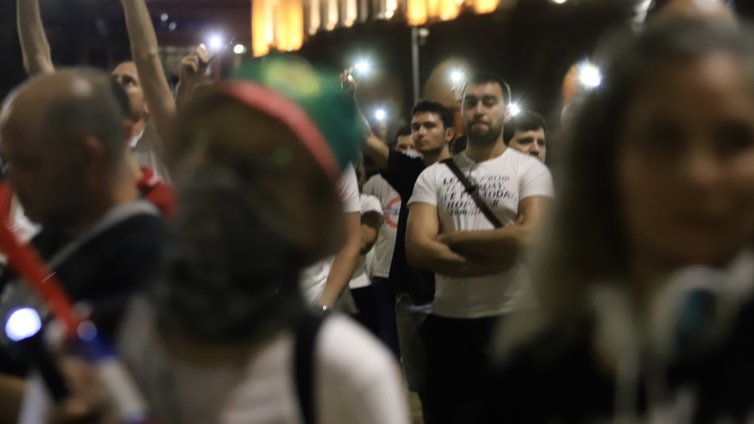 “Свобода за политическите затворници”: Протест пред Народното събрание 