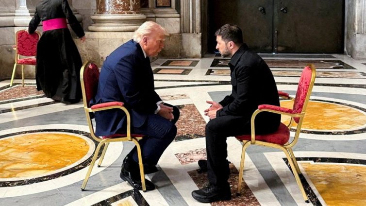 Зеленски: На срещата във Ватикана с президента Тръмп обсъдихме въздушната отбрана и санкциите