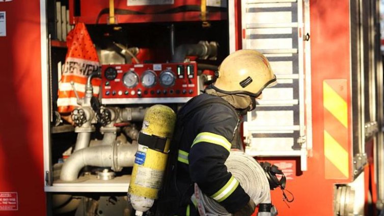 Пожар пламна в автобус в Габрово