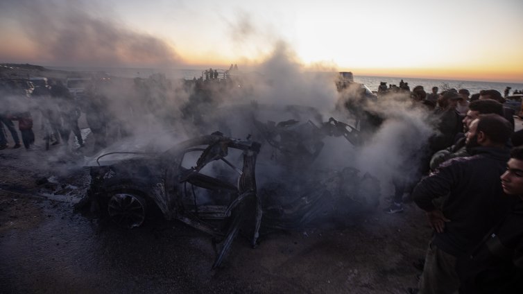 Петима палестинци, сред тях и три деца, загинаха при удар в Газа