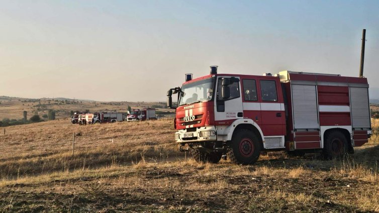 Пожарът край Карнобат е засегнал средновековната крепост Маркели