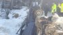 Кола падна от мост в местността "Златите мостове" СНИМКИ