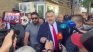 Протестиращи се събраха пред централата на ДПС-НН