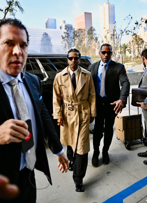 A$AP Rocky пристига в Центъра за наказателно правосъдие Clara Shortridge Foltz на 28 януари 2025 г. в Лос Анджелис, Калифорния. Снимка: DUTCH/Bauer-Griffin/GC Images