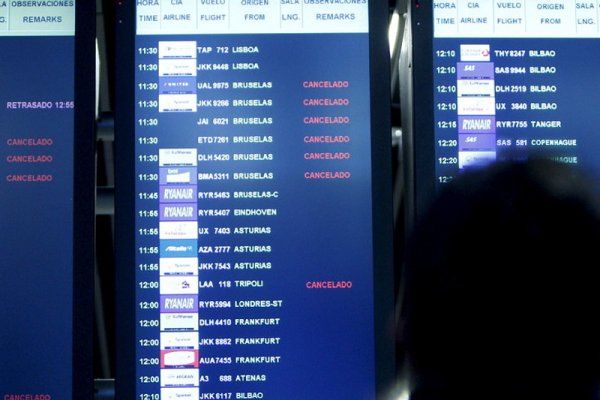 Стачката в Испания доведе и до отмяна на много полети на международното летище Барахас в испанската столица. Снимка: БГНЕС