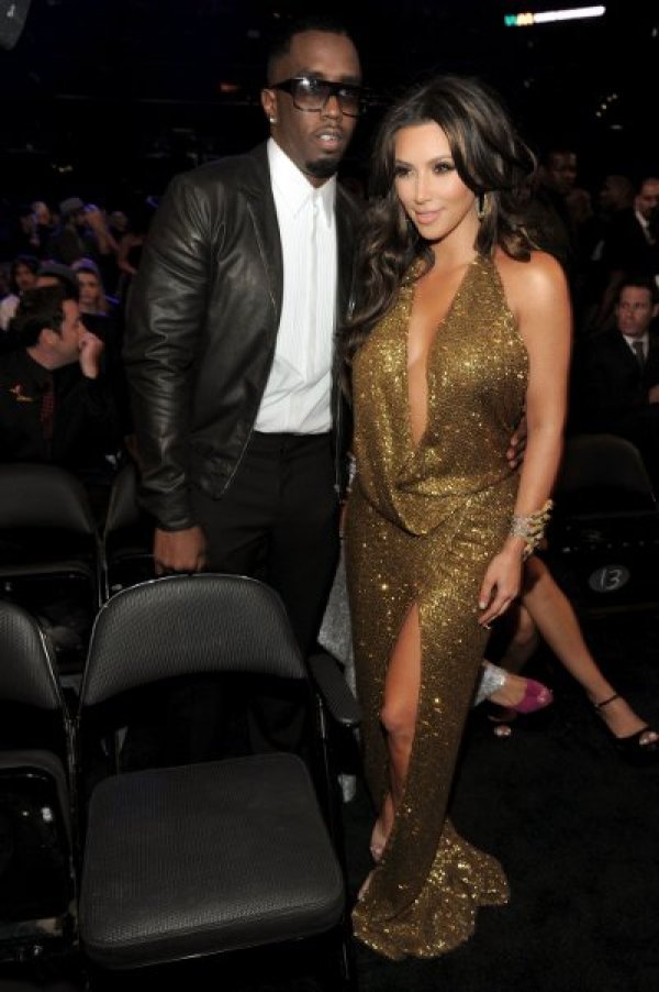 Продуцентът Шон Комбс с Ким Кардашян на раздаването на наградите Грами през февруари 2011 г. Снимка: Getty Images/Guliver Photos