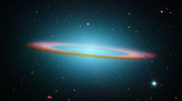 Галактиката Сомбреро. Изображение: NASA/JPL-Caltech and The Hubble Heritage Team (STScI/AURA)