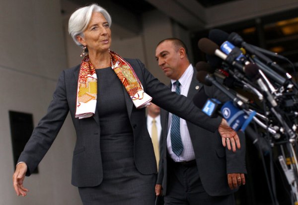 Управляващият директор на МВФ Кристин Лагард  Снимка: Getty Images/Guliver Photos