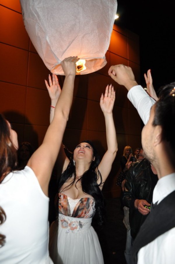 Балонът на Софи също полетя, а тя се радваше като малко дете. Снимка: Dnes.bg