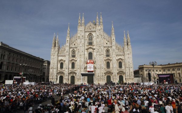 Катедралата в Милано, Италия Снимка: Reuters