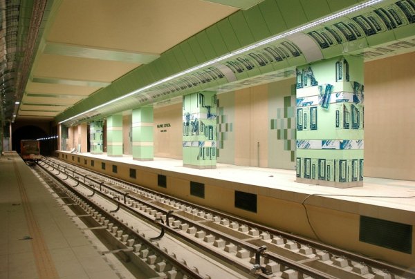 Станция "Мария Луиза" дни преди да бъде пусната в експлоатация. Снимка: Булфото
