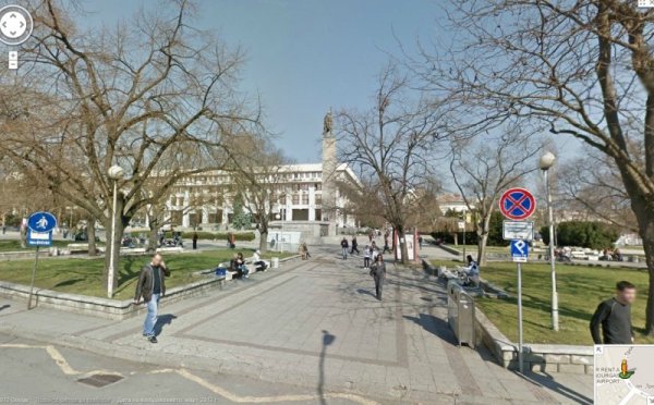 Центърът на Бургас. Снимка: Google Street View