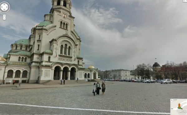 Катедралата &quot;Александър Невски&quot; в София. Снимка: Google Street View