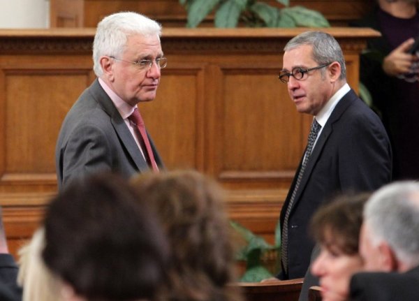 Христо Бисеров и Йордан Цонев. Снимка: БТА