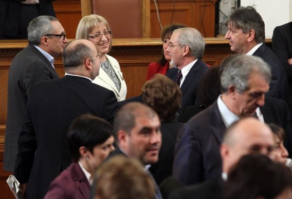 На прощаване. Снимка: БТА