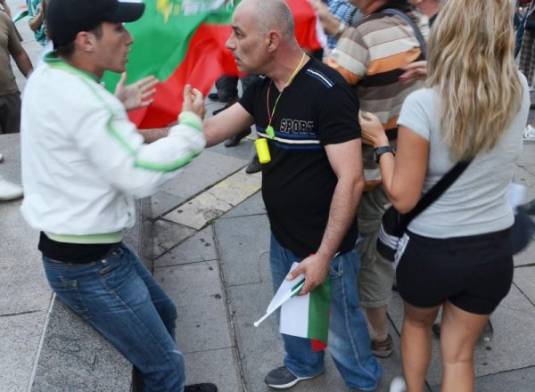 22-ма бяха арестувани след вчерашните провокации по време на протеста в столицата. Снимка: Булфото