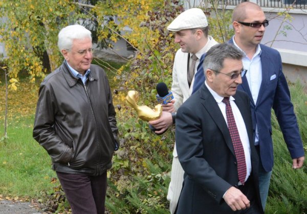 Христо Бисеров отказа да вземе "Златния скункс" от "Господари на ефира". Снимка: Булфото