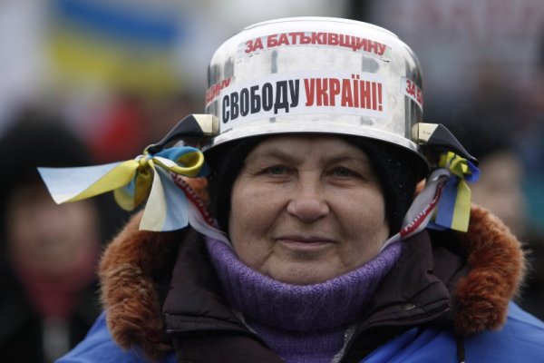 Валентина, 64-годишна пенсионерка от Киев. Снимка: Reuters