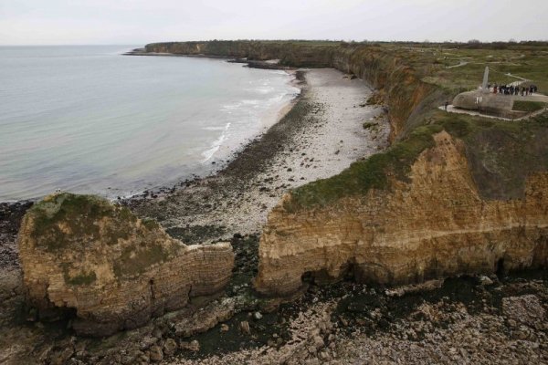 Десантът е започнал някъде тук. Снимка: Reuters