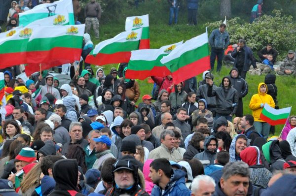 Възстановката на връх &quot;Околчица&quot;. Снимка Булфото