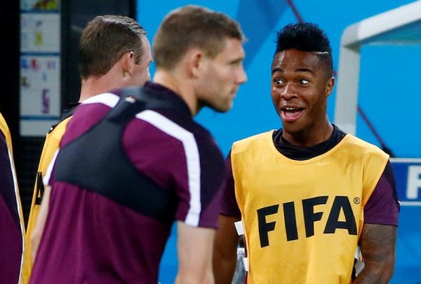 Рахим Стърлинг от Англия. Снимка: Reuters