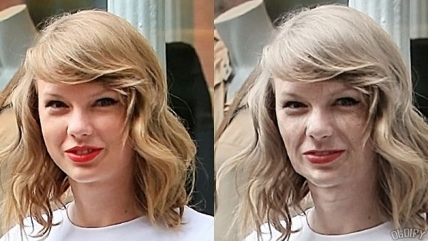 Тайлър Суифт. Снимка: Mashable/Oldify