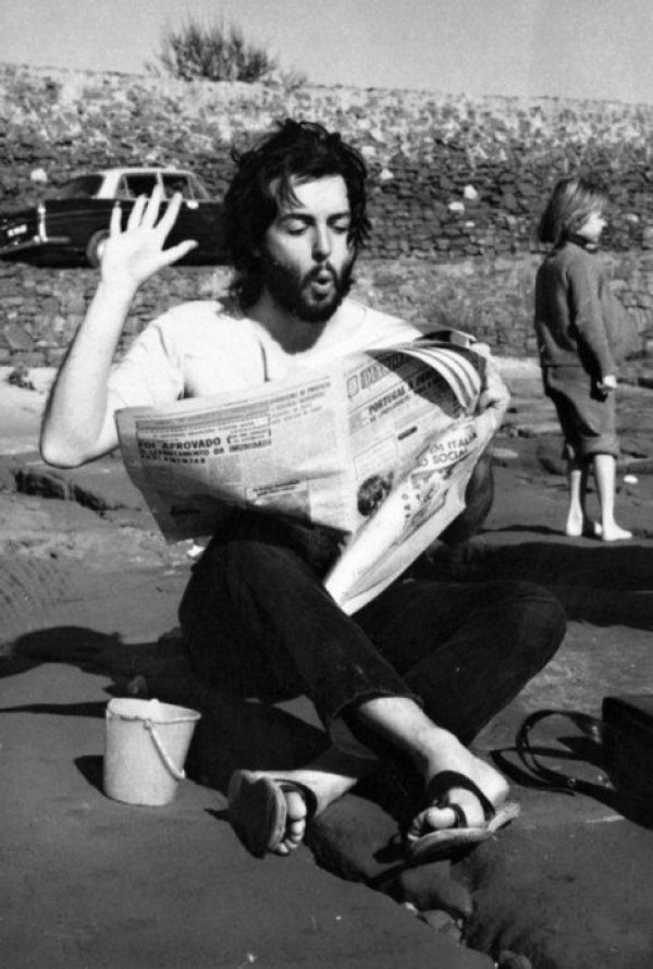 Пол Маккартни, 1968 година. Снимка: retronaut.com