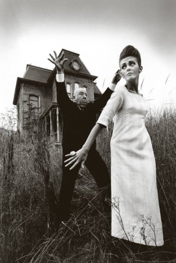 Алфред Хичкок, Холивуд, 1962 г. Снимка: Jeanloup Sieff