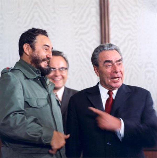 Леонид Брежнев и Фидел Кастро. Снимка: leonidbrezhnev.narod.ru