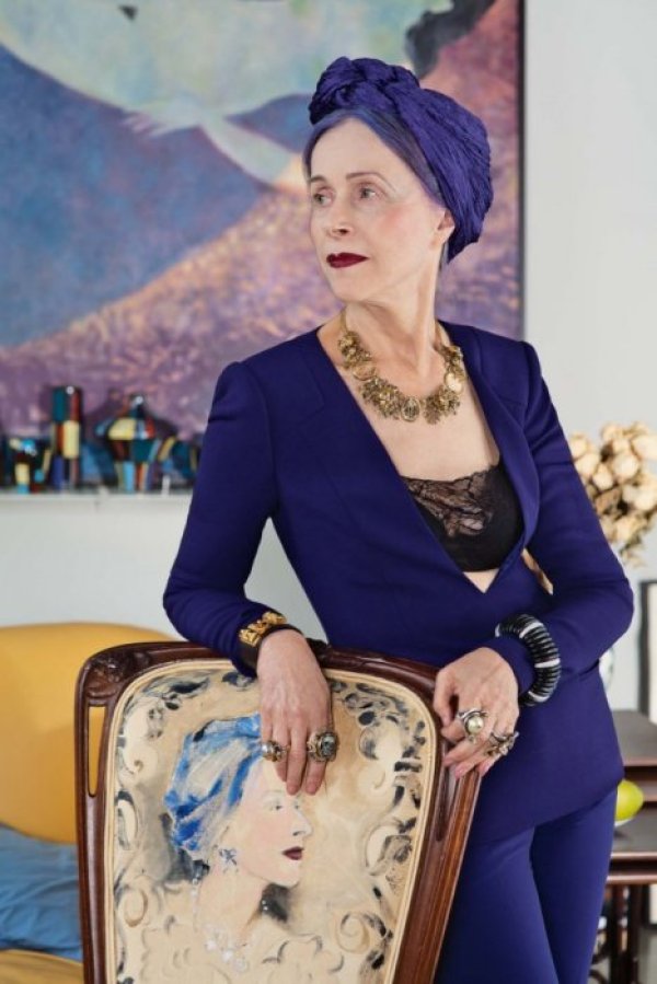 Беатрис Ост, 73 години. Снимка: advancedstyle.blogspot.ru