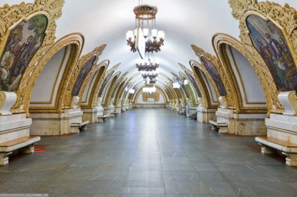 Станция &bdquo;Киевская&ldquo;, Москва. Снимка: оfigenno.cc