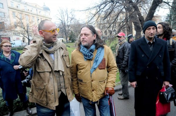 Любен Дилов-син и Нидал Алгафари, Снимка: Булфото