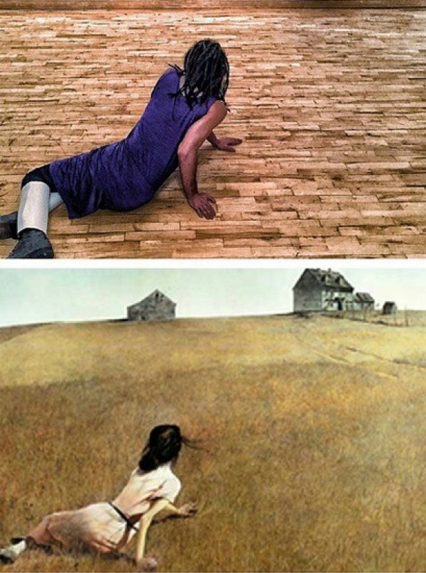 "Светът на Кристина", Андрю Уайът. Снимка: Instagram/ foolsdoart