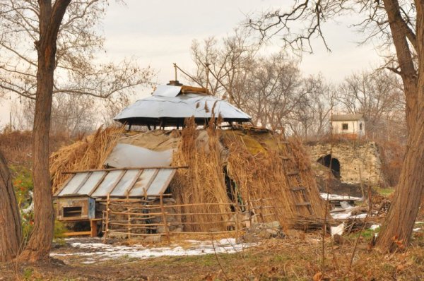 Вече втори месец видинчани и гости на дунавския град се възмущават от изградената без всякакви разрешения в непосредствена близост до касата и срещу входа на историческия национален туристически обект крепостта "Баба Вида" сламена колиба. Тя е покрита с парчета ламарина, около нея цари&nbsp; мръсотия и са нахвърляни всякакви боклуци. Две кучета са вързани на синджир и лаят непрекъснато по всеки, дръзнал да види какво става. Община Видин е написала официално писмо до самонастанилите се да напуснат, но това още не е станало. Снимка: БТА