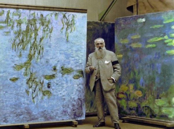 Клод Моне, 1923 г. Колоризация: Dana Keller
