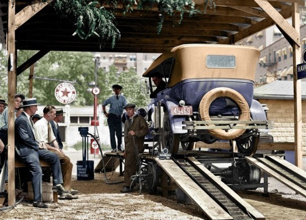 1924 г. Газостанция във Вашингтон. Снимка: pinterest