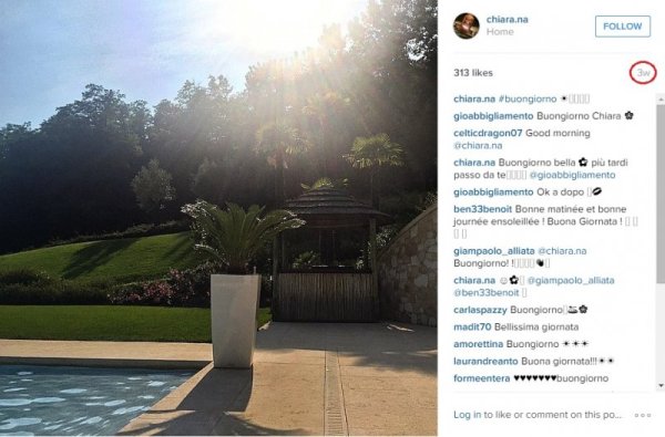 Дали обаче е в Италия при Киара?. Снимка: Instagram