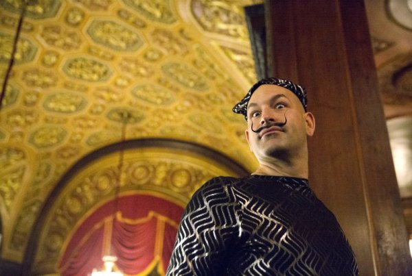 Кийт Хоубридж от Сиатъл разчита на фин мустак. Снимка: Reuters