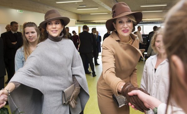 Принцеса Мари и холандската кралица Максима по време на посещение в Дания. Снимка: Reuters