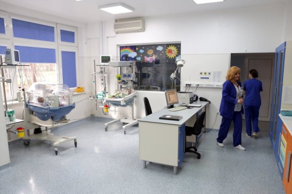 Обновеното и модернизирано Детско кардиологично отделение в Националната кардиологична болница бе oфициално открито днес. Снимка: БТА